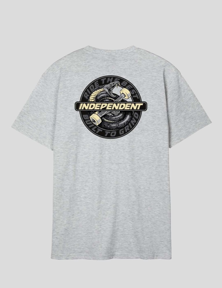 T-shirt INDEPENDENT velocità serpente tee atletico Heather